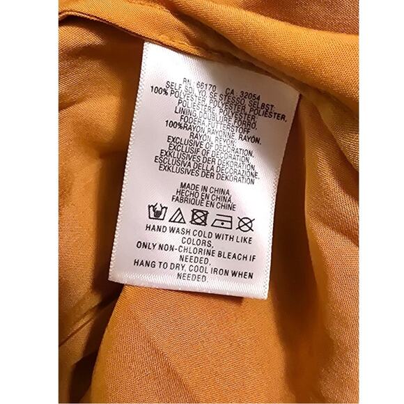 New Anthropologie Treva Embroidered Tunic by Daniel Rainn  $150 PLUS 2X  Honey - Picture 9 of 9